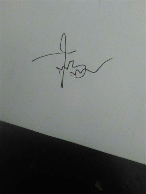 杨手写艺术签名