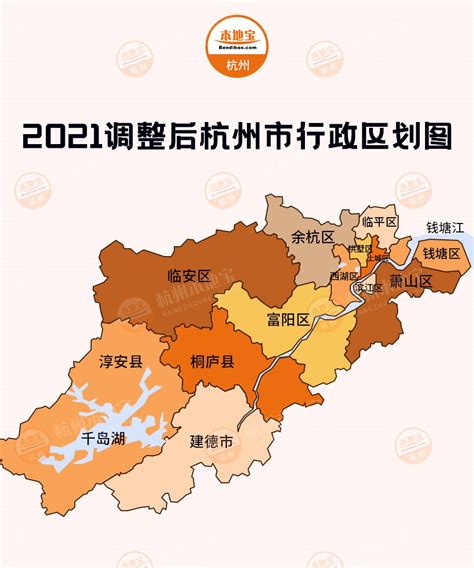 杭州区县划分