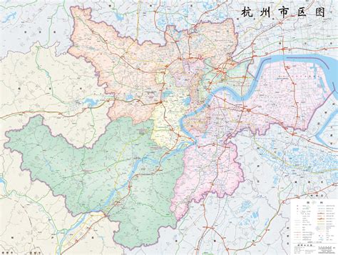 杭州地图高清版大图