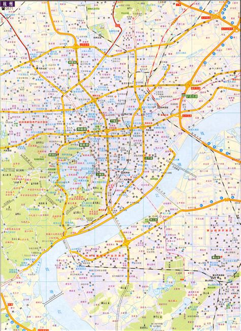 杭州市交通地图高清版