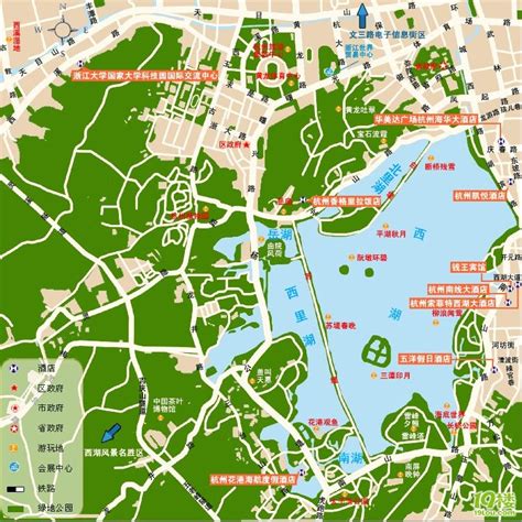 杭州西湖区三维地图