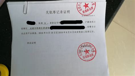 柳州打印无犯罪证明