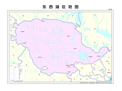武汉东西湖区地图