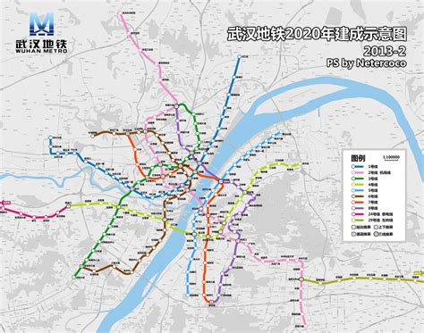 武汉全部地铁规划图