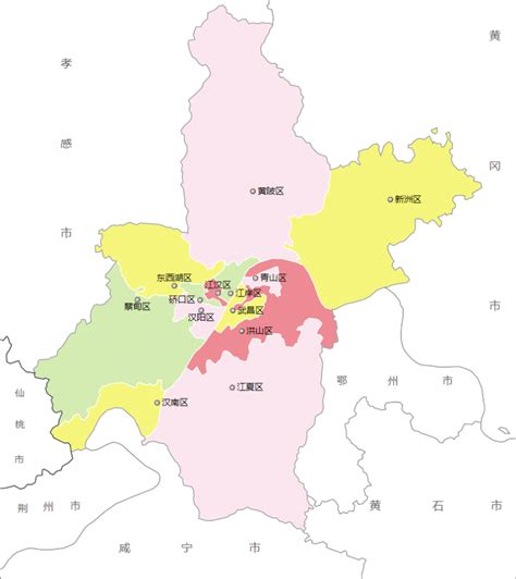武汉区划图