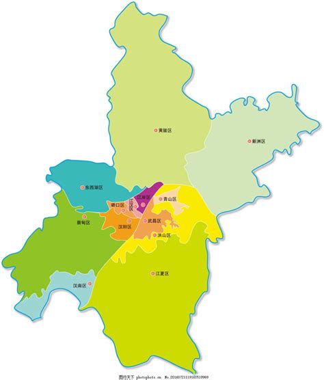 武汉地区分布图