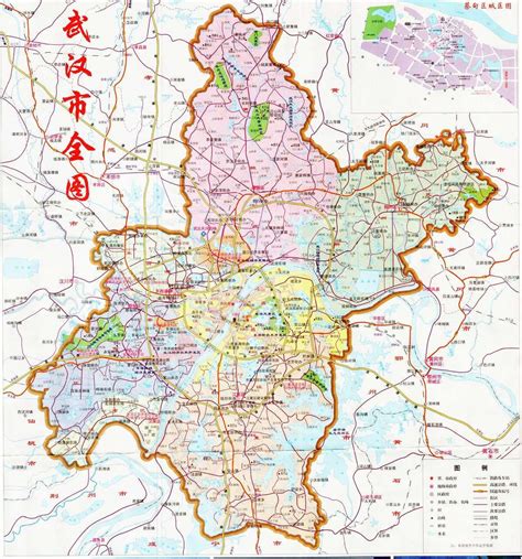 武汉市区地图全图高清版可放大