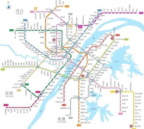 武汉市地铁地图
