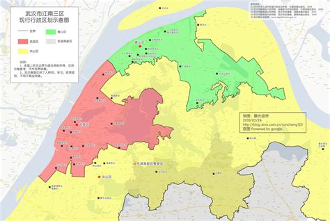 武汉市武昌区行政区划地图