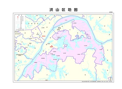 武汉市洪山区地图高清版