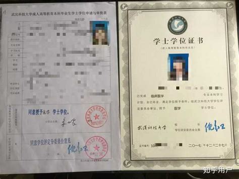 武汉科技大学学位证图片