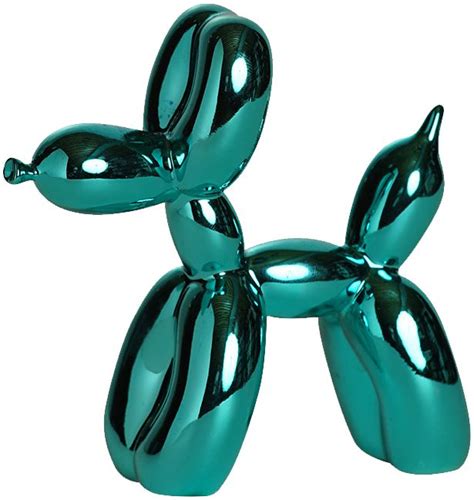气球狗雕塑绿色