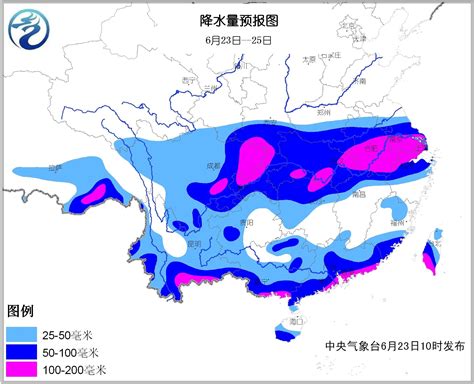 汉江暴雨分布规律图高清