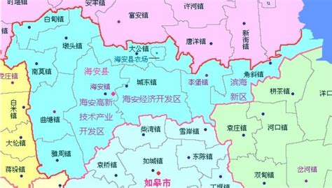 江苏海安地图全图