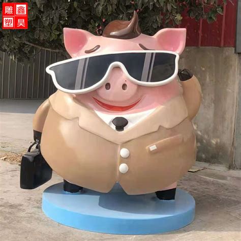 江门商场雕塑摆件猪
