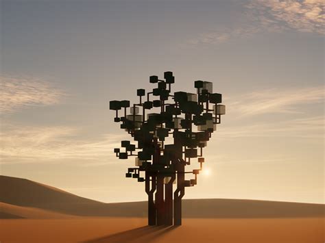 沙漠不锈钢雕塑