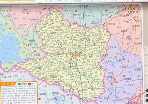 河南省邓州市地图全图