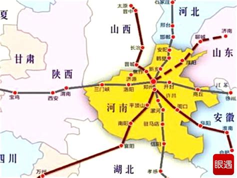 河南省铁路地图高清大图
