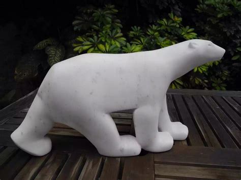 油泥雕塑北极熊
