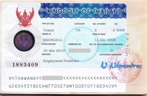 泰国人来天津工作签证多少钱