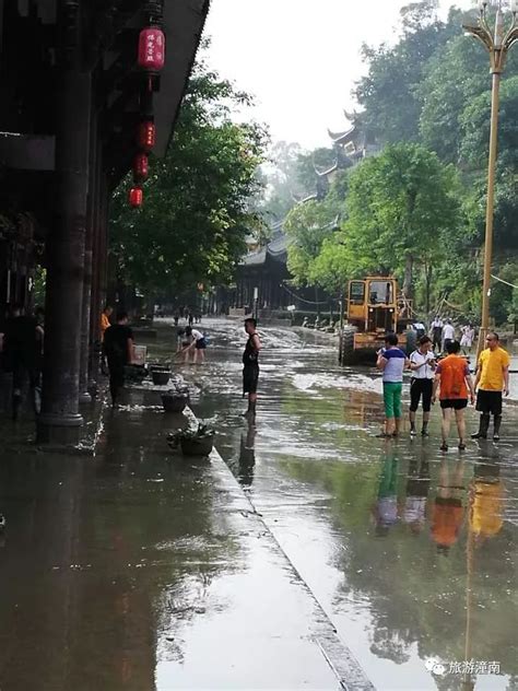 洪水来袭大鱼上街