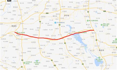 济宁至商丘高速公路详细规划图