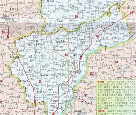 济阳区乡镇地图
