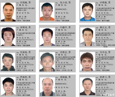 海南省三亚公安最新网上通缉