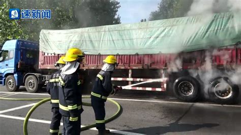 消防车灭火真实视频