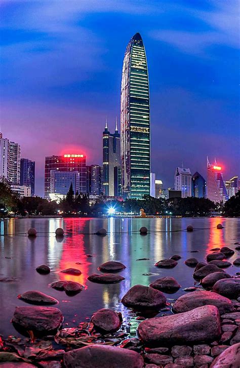 深圳夜景高清图片真实