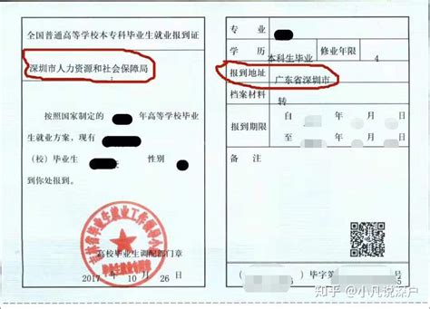 深圳落户就业报到证要求