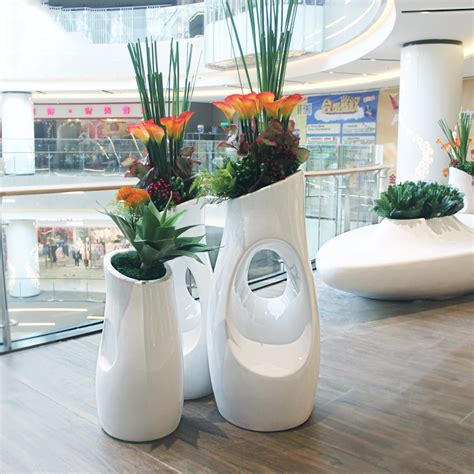 深圳酒店玻璃钢花盆