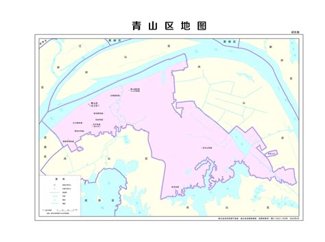 湖北省武汉市青山区地图