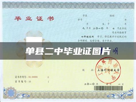 湖北省浠水二中毕业证