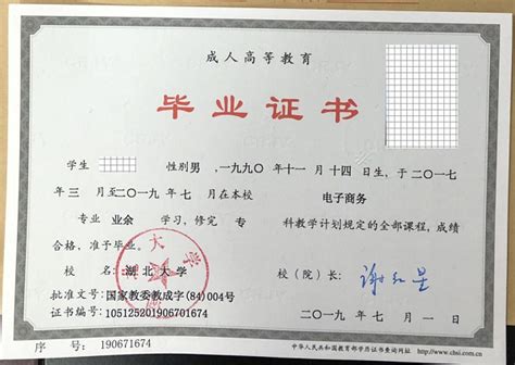 湘潭函授毕业证