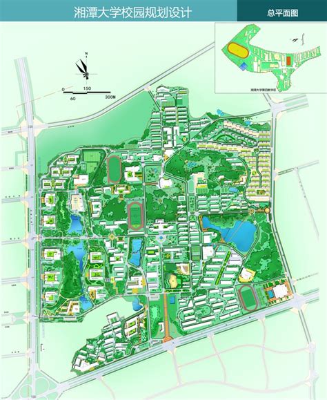 湘潭大学位置地图