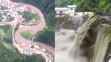 漫川电站洪水视频