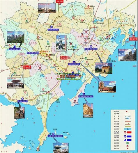 漳浦旅游景点地图