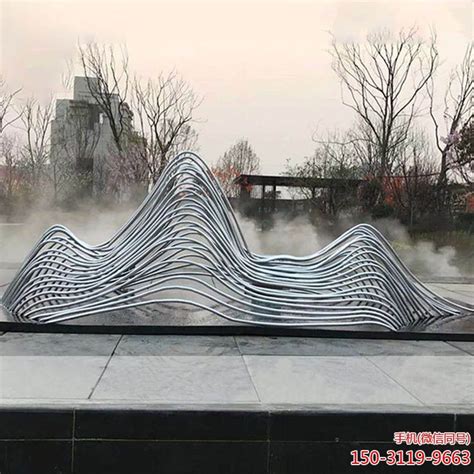 潍坊大型不锈钢山水雕塑厂家