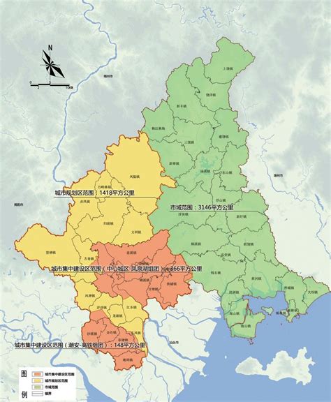 潮州各镇地图全图