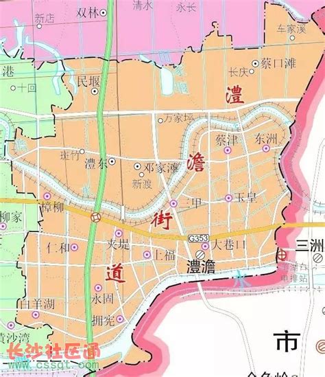 澧县县城详细地图