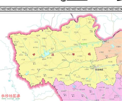 澧县各乡镇交通地图