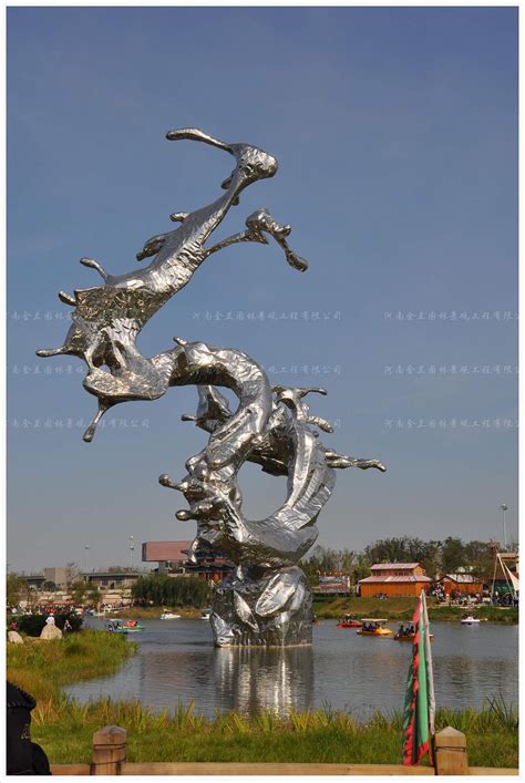 濮阳公园不锈钢铜雕塑