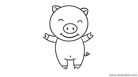 猪的简笔画100张