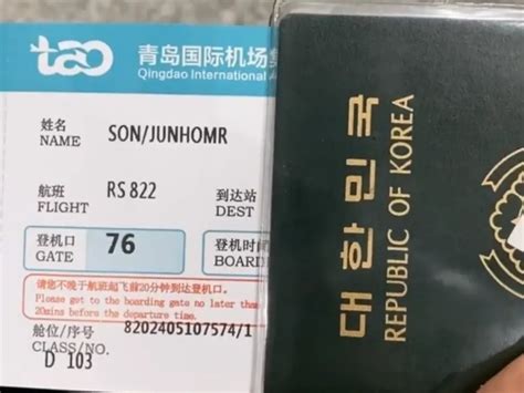 现在韩国回国机票