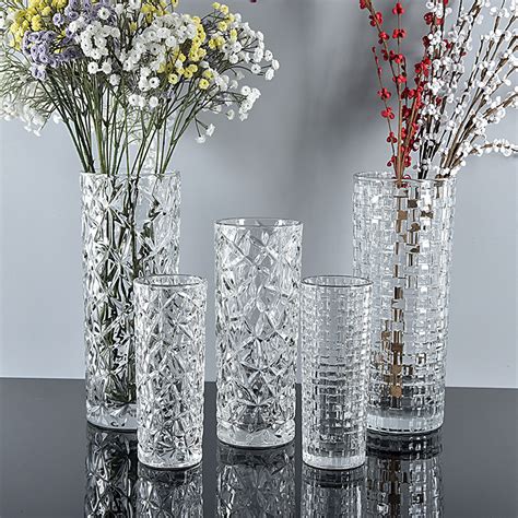玻璃制品直筒花瓶