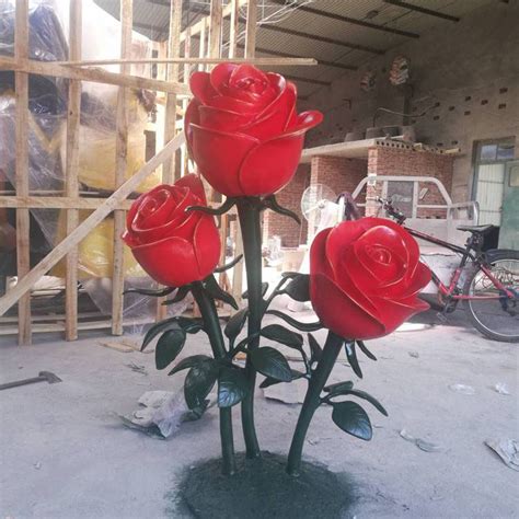 玻璃钢雕塑玫瑰花