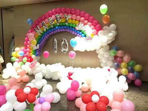生日派对气球装饰全过程