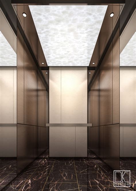 电梯轿厢装修前的样子