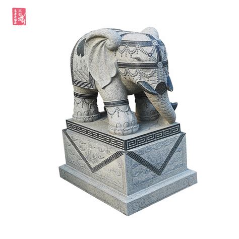 福建大理石大象雕塑定制